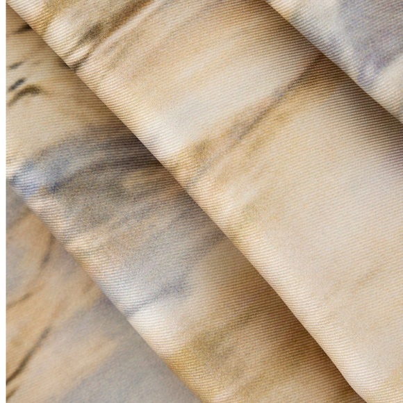 Micas Marble Print Full-Length Pants Size XL - Picture 4 of 4